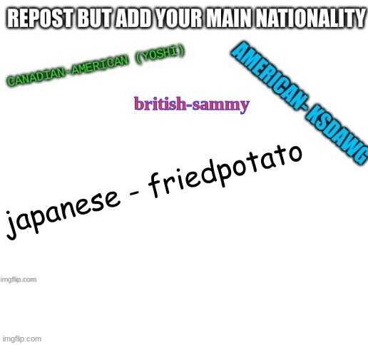 japanese - friedpotato | made w/ Imgflip meme maker