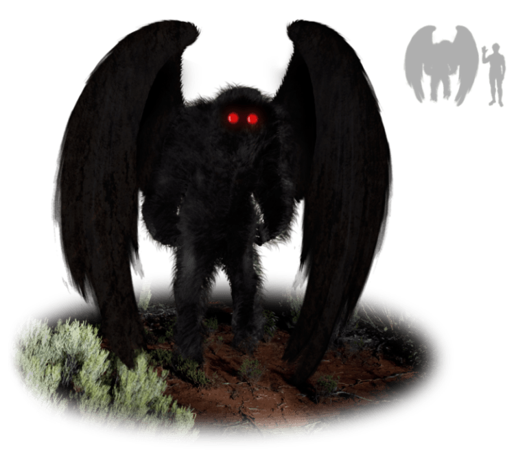 High Quality Mothman Diorama Blank Meme Template