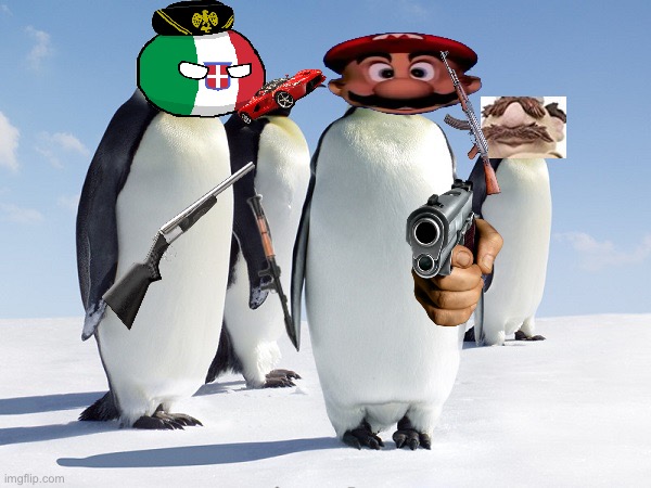 Group of Penguins | image tagged in group of penguins | made w/ Imgflip meme maker