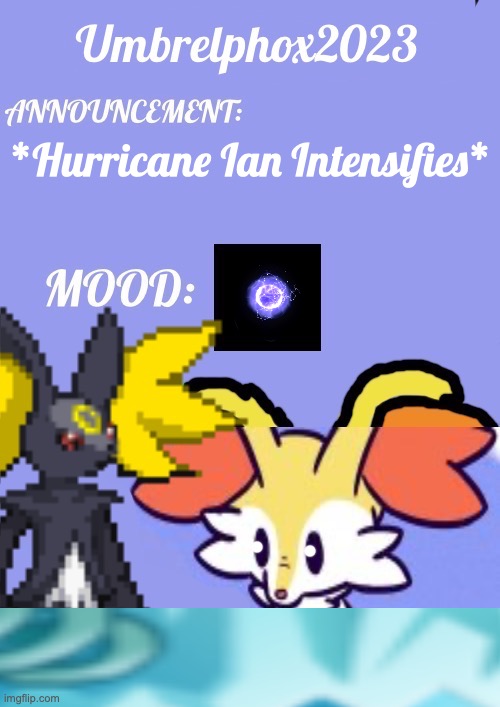 FLOOOOOOD | *Hurricane Ian Intensifies* | made w/ Imgflip meme maker