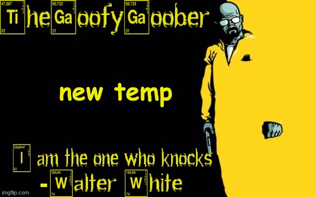 TheGoofyGoober's announcement template | new temp | image tagged in thegoofygoober's announcement template | made w/ Imgflip meme maker