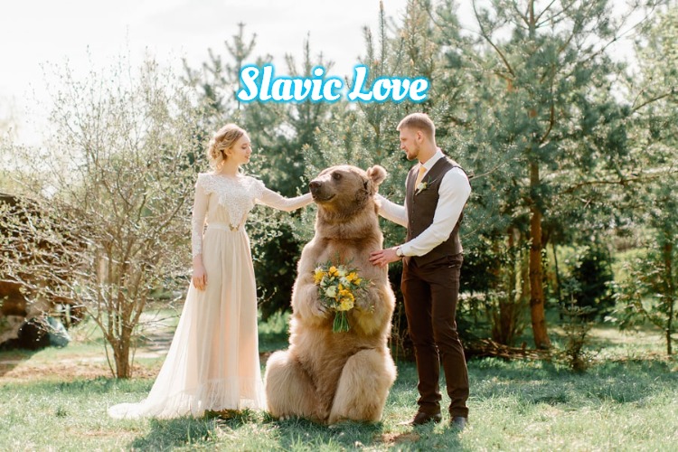 Russian Wedding | Slavic Love | image tagged in russian wedding,slavic,slavic love | made w/ Imgflip meme maker