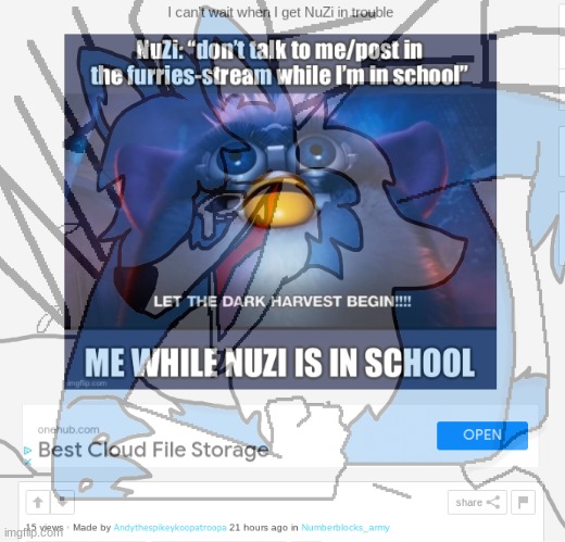 For context they started spamming with me TLH diper and lesbian porn (I dont even know this guy :skull) | made w/ Imgflip meme maker