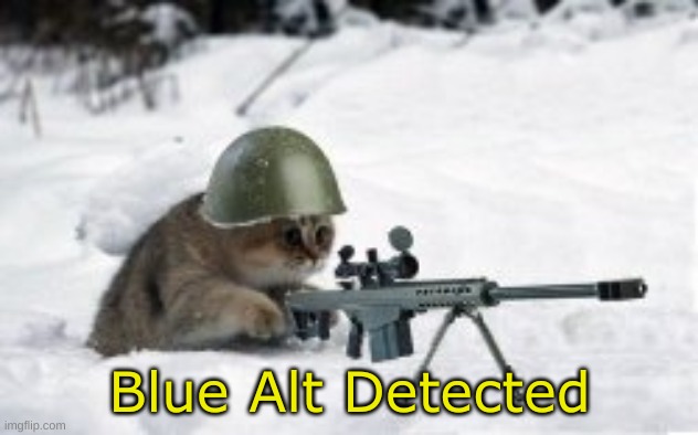 Blue Alt Detected | made w/ Imgflip meme maker