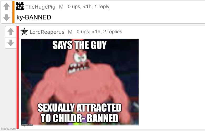 This is a joke, i am not called thp a pedo, because he isn’t | made w/ Imgflip meme maker