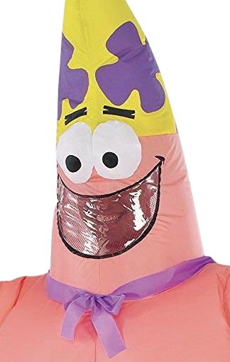 cursed patric costume Blank Meme Template