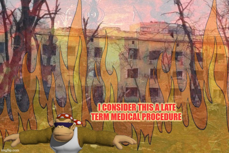 When you burn down an orphanage as a spooktober prank... | I CONSIDER THIS A LATE TERM MEDICAL PROCEDURE | image tagged in harmless,spooktober,prank,lol,boo | made w/ Imgflip meme maker