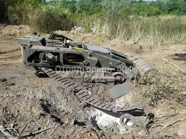 russian mine robot blown up by a mine | made w/ Imgflip meme maker