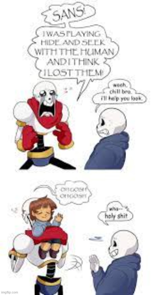 poor Papy... | image tagged in hide and seek,papyrus,frisk,sans,undertale | made w/ Imgflip meme maker