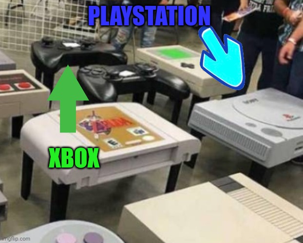 PLAYSTATION XBOX | made w/ Imgflip meme maker