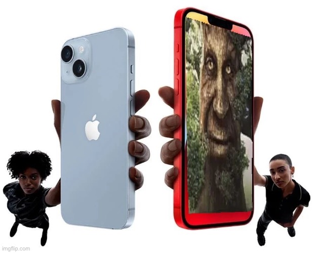 Over 14 and own an iphone | made w/ Imgflip meme maker