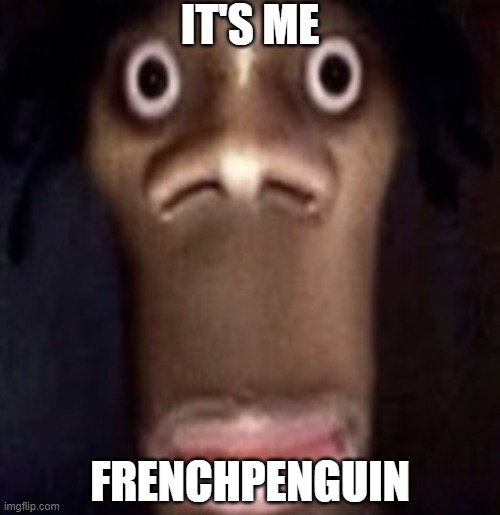 You thought I was done? | IT'S ME; FRENCHPENGUIN | image tagged in quandale dingle | made w/ Imgflip meme maker