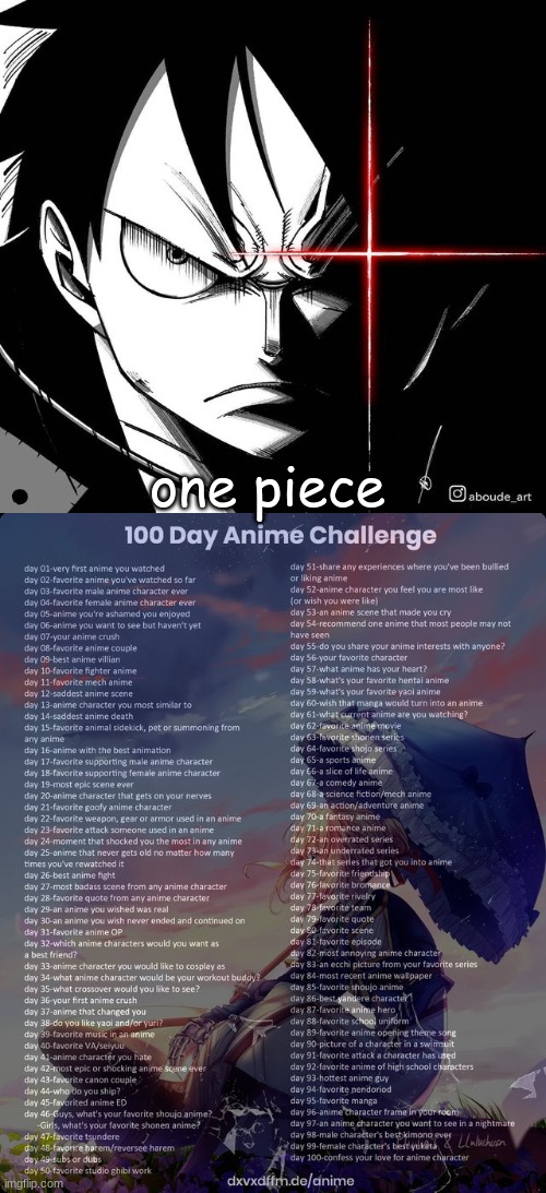 day 95 | one piece | image tagged in 100 day anime challenge | made w/ Imgflip meme maker