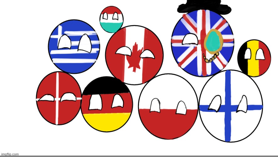 Friends of The Netherlands! | image tagged in countryballs | made w/ Imgflip meme maker
