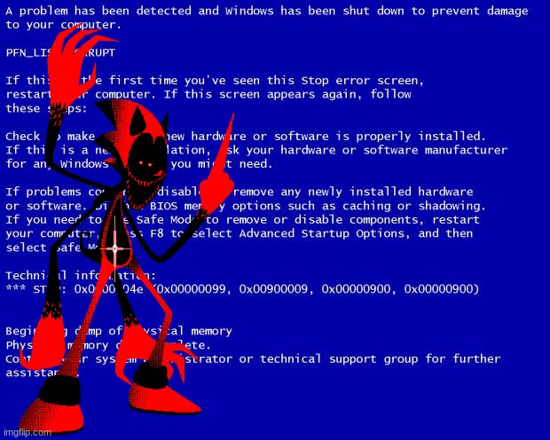 Blue screen of death | image tagged in blue screen of death | made w/ Imgflip meme maker