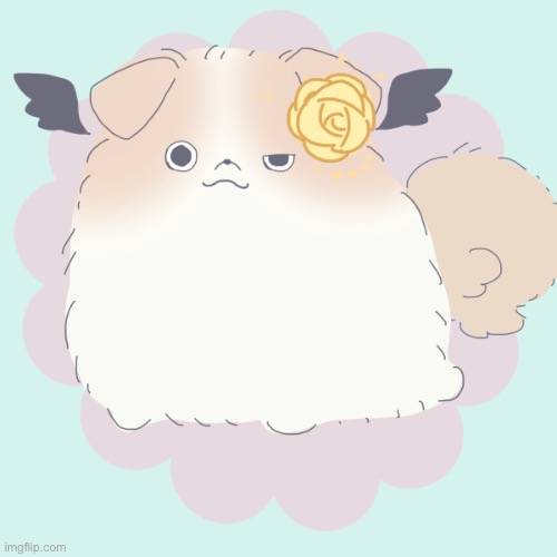 Y’know what, since the picrew thing is blocked for idk, I’m giving her this doggo | made w/ Imgflip meme maker