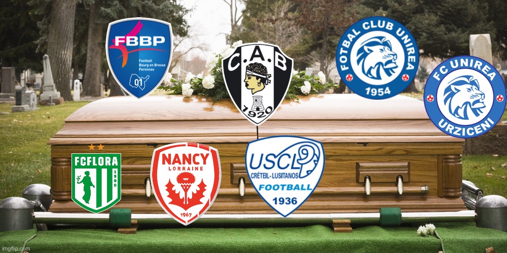 The Death Of CA Bastia | image tagged in funeral | made w/ Imgflip meme maker
