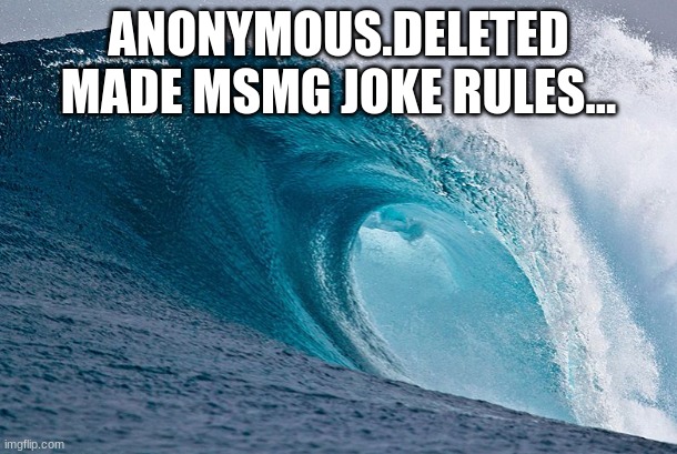 beleive it | ANONYMOUS.DELETED MADE MSMG JOKE RULES... | image tagged in hmm | made w/ Imgflip meme maker