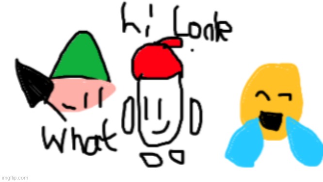 I did not draw this- My friend did. | made w/ Imgflip meme maker