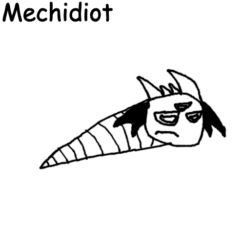 Mechidiot Blank Meme Template