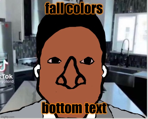 n | fall colors; bottom text | image tagged in n | made w/ Imgflip meme maker