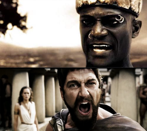 This is sparta Blank Meme Template