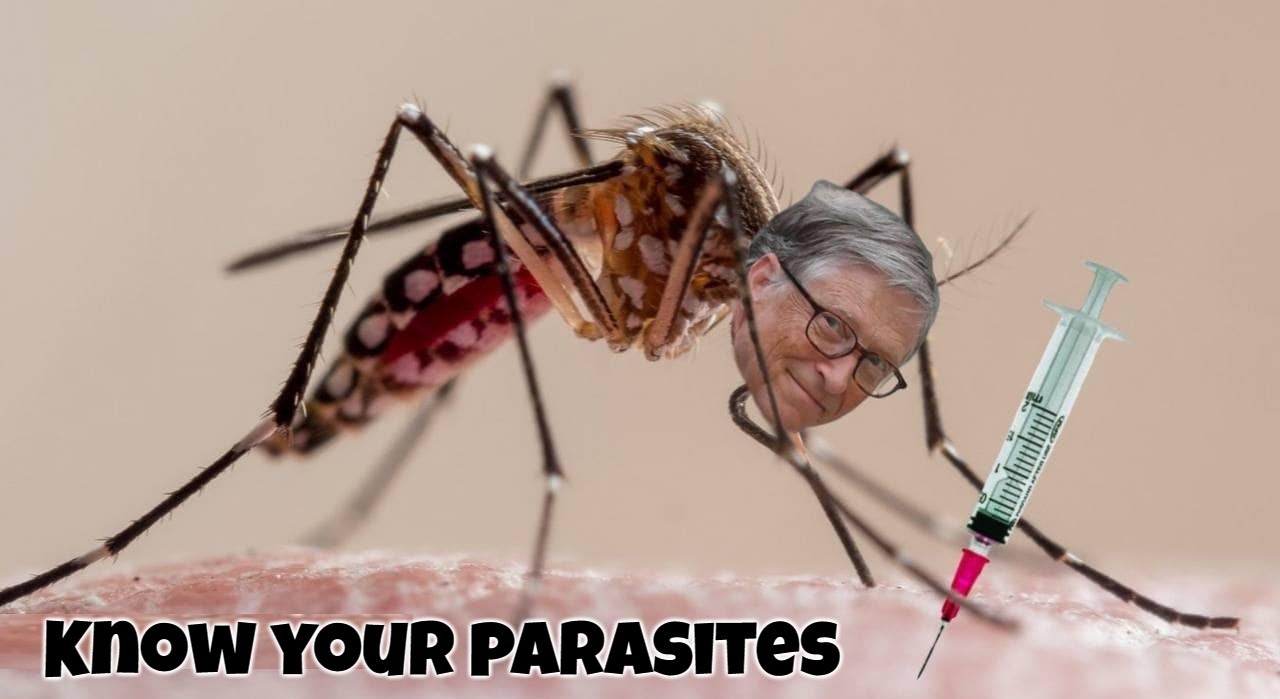 Know Your Parasites | image tagged in parasites,bill gates,anthony fauci,dr fauci,to catch a predator,the murderer | made w/ Imgflip meme maker