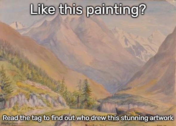 Like this painting? Read the tag to find out who drew this stunning artwork | image tagged in adolf hitler | made w/ Imgflip meme maker