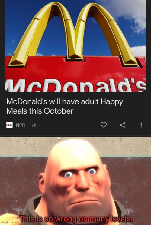 WHY MCDONALDS WHY | image tagged in this is so wrong on many levels,mcdonalds | made w/ Imgflip meme maker