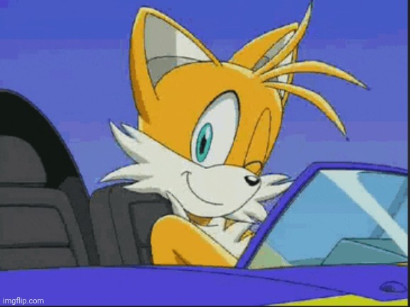 Tails wink | image tagged in tails wink | made w/ Imgflip meme maker