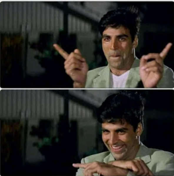 High Quality Akshay Kumar swap Blank Meme Template