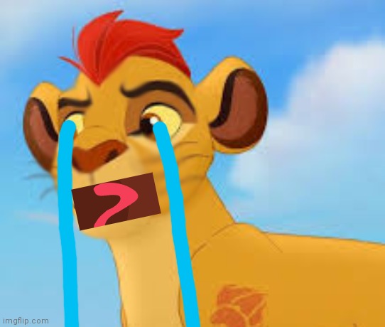 Crying kion crybaby | image tagged in crying kion crybaby | made w/ Imgflip meme maker