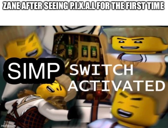 :,) | ZANE AFTER SEEING P.I.X.A.L FOR THE FIRST TIME | image tagged in simp switch activated | made w/ Imgflip meme maker