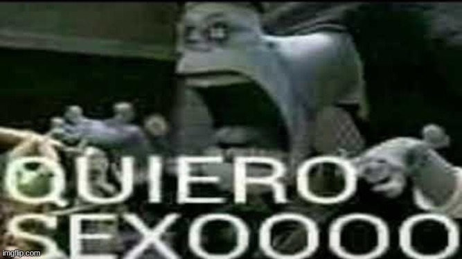 QUIERO SEXOOOO (mod note: QUIERO SEXOOOO; mod note 2, electric boogaloo: QUIERO SEXOOOO) | image tagged in quiero sexoooo | made w/ Imgflip meme maker