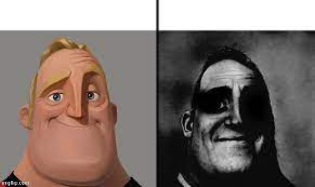 Normal and dark mr.incredibles | image tagged in normal and dark mr incredibles | made w/ Imgflip meme maker
