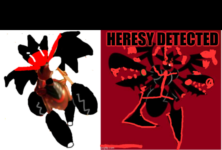 High Quality Shadowborn Death- Daybreak Death Heresy Detected Blank Meme Template