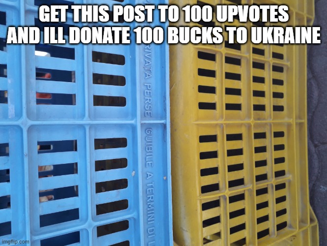 Ucraine taroc | GET THIS POST TO 100 UPVOTES AND ILL DONATE 100 BUCKS TO UKRAINE | image tagged in ucraine taroc | made w/ Imgflip meme maker