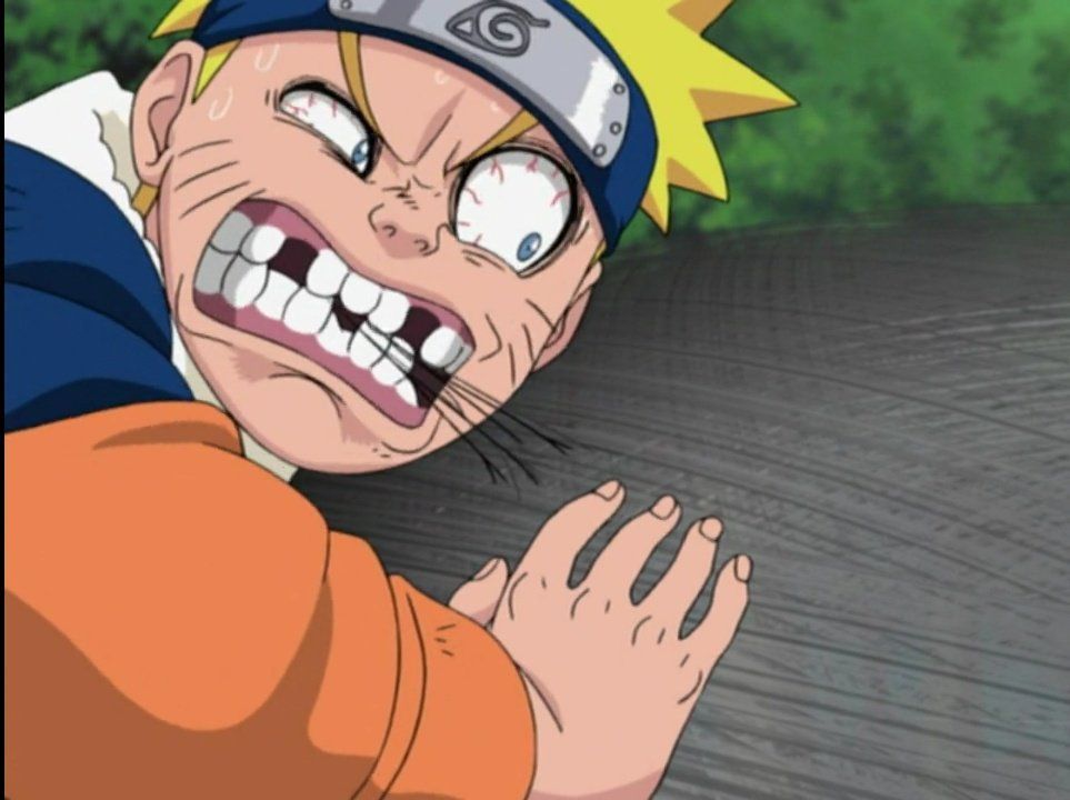 Naruto Biting Blank Meme Template