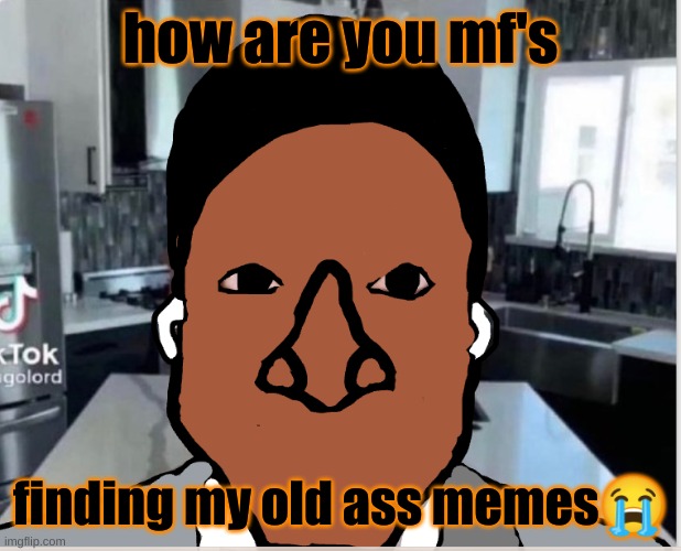 n | how are you mf's; finding my old ass memes😭 | image tagged in n | made w/ Imgflip meme maker