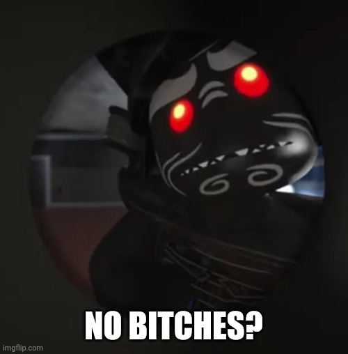 Garmadon No Bitches? | NO BITCHES? | image tagged in garmadon no bitches,memes,funny | made w/ Imgflip meme maker