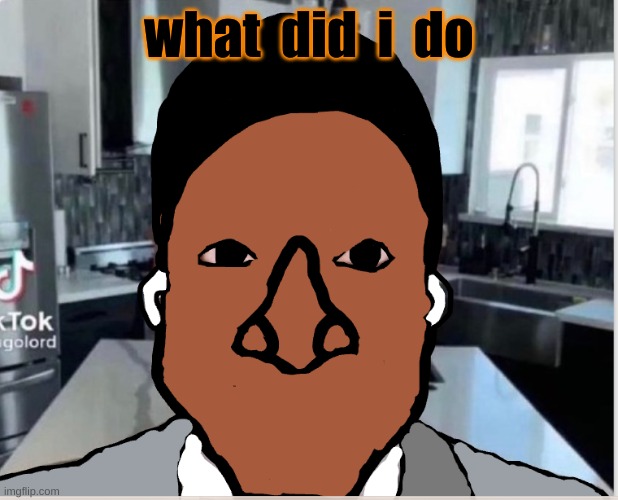 n | what  did  i  do | image tagged in n | made w/ Imgflip meme maker