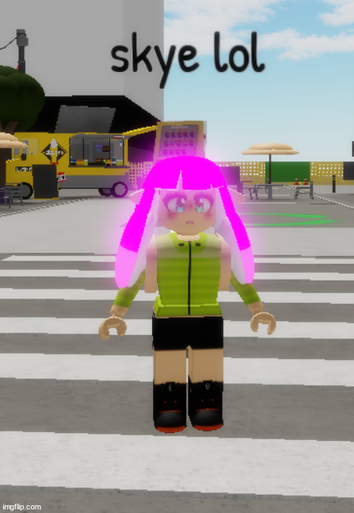 My OC Skye, from about 2020. | made w/ Imgflip meme maker