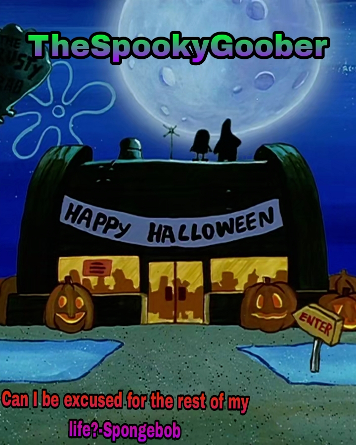 High Quality TheGoofiestGoober Halloween Announcement Template Blank Meme Template