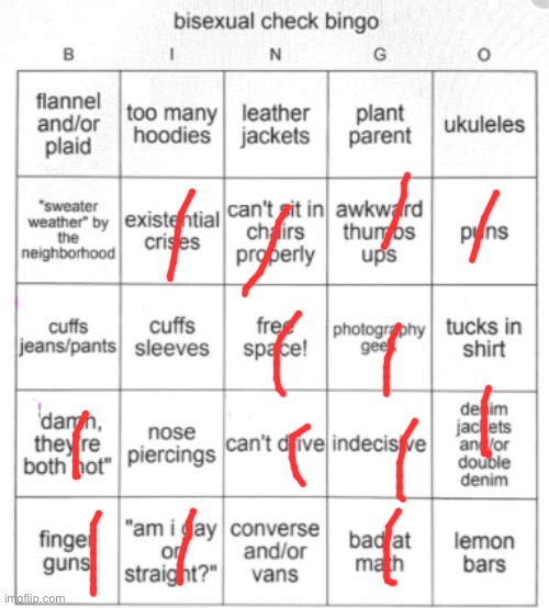 Yea | image tagged in bisexual bingo | made w/ Imgflip meme maker