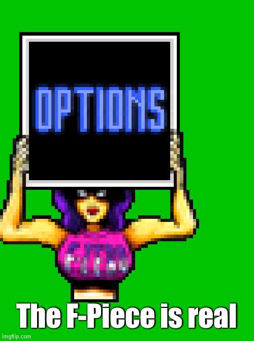 Thanks SwitchForce | The F-Piece is real | image tagged in f-zero x girl | made w/ Imgflip meme maker