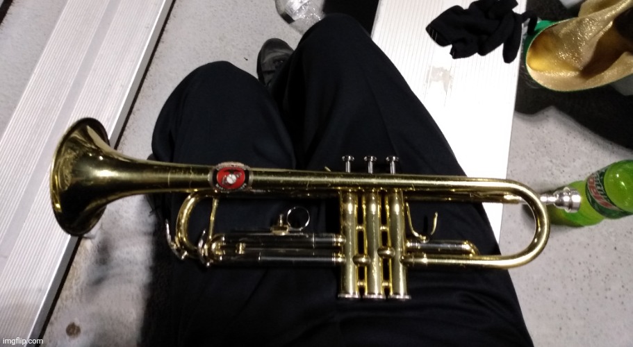 My trumpet | image tagged in trumpet | made w/ Imgflip meme maker