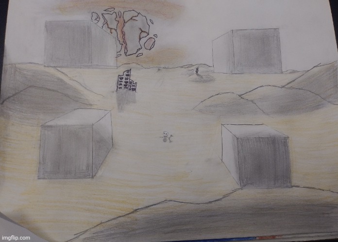 A thing I drew for art class | made w/ Imgflip meme maker