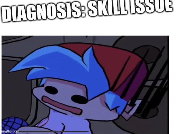 Skill issue | DIAGNOSIS: SKILL ISSUE | image tagged in misses 999 | made w/ Imgflip meme maker