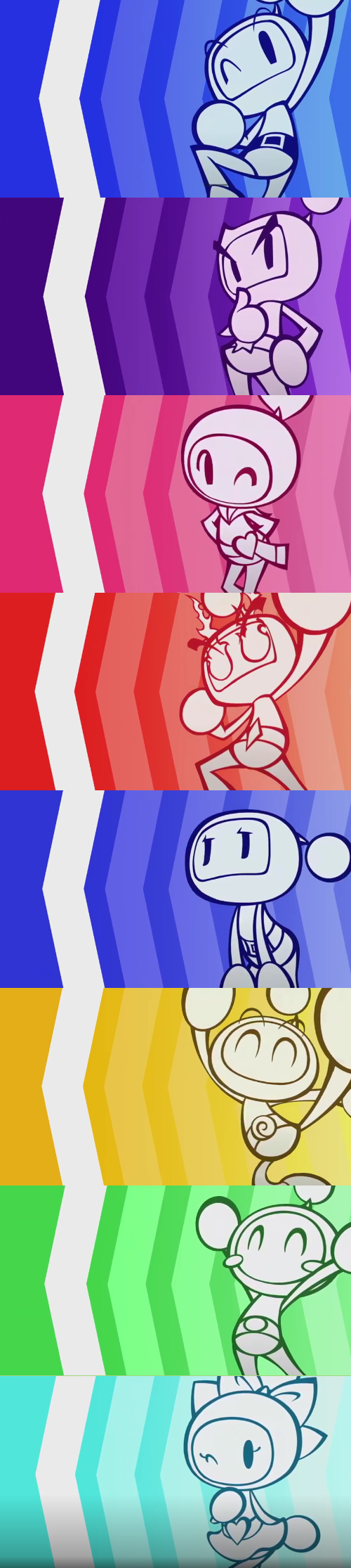 High Quality Super Bomberman R 2 loading screens (Original) (Updated) Blank Meme Template