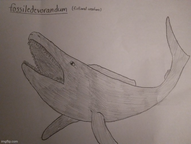 i made a thing called a fossiledevorandum | made w/ Imgflip meme maker